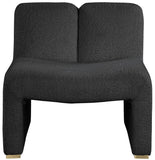 Alta Contemporary Accent Chair with Brushed Gold Legs and Solid Wood Frame for Stylish Living Spaces
