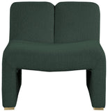 Alta Contemporary Accent Chair with Brushed Gold Legs and Solid Wood Frame for Stylish Living Spaces