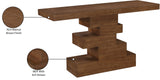 Westmount Console Table - Elegant Art Deco Design with Sturdy Ash Veneer for Stylish Living Spaces