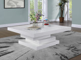 Westmount Coffee Table - Elegant Art Deco Design with Sturdy Ash Veneer for Stunning Living Spaces