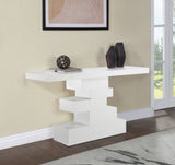 Westmount Console Table - Elegant Art Deco Design with Sturdy Ash Veneer for Stylish Living Spaces