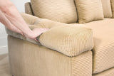 DESEO 155" Sectional Sofa with Ottoman