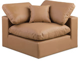 Comfy - Faux Leather Corner Chair