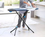 Glide Plus 130cm Blue Easy-store Ironing Board with Advanced Cover