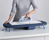 Pocket Plus Folding Blue Ironing Board with Advanced Cover