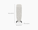 Glide Plus 130cm Ecru Easy-store Ironing Board with Advanced Cover