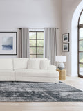 Emberson Upholstered RAF Cuddler Ivory