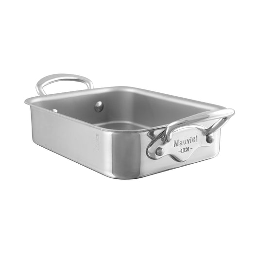 Mauviel M'MINIS Stainless Steel Roasting Pan, 7.1 x 5.5-In