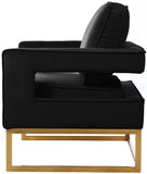 Noah Velvet Accent Chair – Luxurious Contemporary Design with Plush Comfort and Sturdy Iron Legs