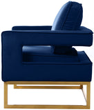Noah Velvet Accent Chair – Luxurious Contemporary Design with Plush Comfort and Sturdy Iron Legs
