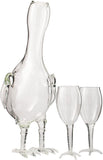 Cock - Chicken Decanter 500ml Whiskey and Wine Decanter Set