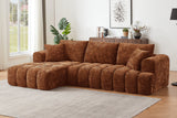 ELARA 108" Chenille Left Chaise Sofa