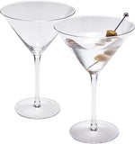 Crystal Martini Glass Set of 2 | 10oz