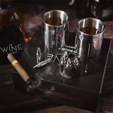 2 Metal Ice Cups & Bullet Chillers - 1.75in Bullet Chillers Set of 6