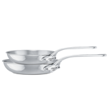 Mauviel M'COOK 5-Ply 2-Piece Frying Pan Set With Cast Stainless Steel Handles