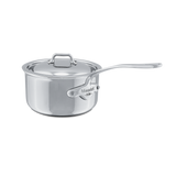 Mauviel M'COOK 5-Ply Sauce Pan with Lid, Cast Stainless Steel Handle