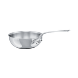 Mauviel M'COOK 5-Ply Chef Pan With lid, Cast Stainless Steel Handle