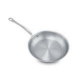 Mauviel M'COOK 5-Ply Frying Pan With Lid, Cast Stainless Steel Handle, 11-In