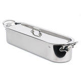 Mauviel M'COOK 5-Ply Fish Kettle With Cast Stainless Steel Handle, 3.9-Qt