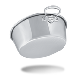 Mauviel M'PASSION Stainless Steel Jam Pan With Stainless Steel Handles, 10.5-Qt