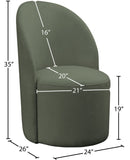 Hautely Contemporary Accent Chair for Dining or Living Spaces - Stylish Supportive Design