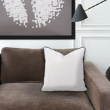 20 x 20 Outdoor Pillow with Dec Cord- Seascape Natural- Poly Insert