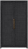 Vana - Solid Wood, Oak Veneer And Stainless Steel Storage Cabinet