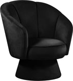 Swanson Velvet Accent Chair - Luxurious Swivel Design with Deep Tufted Back for Contemporary Style