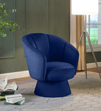 Swanson Velvet Accent Chair - Luxurious Swivel Design with Deep Tufted Back for Contemporary Style