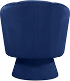 Swanson Velvet Accent Chair - Luxurious Swivel Design with Deep Tufted Back for Contemporary Style