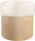 Nimes - Ottoman / Stool With Natural Base