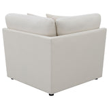 Hobson Upholstered Corner Ivory