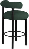 Bordeaux Contemporary Stool Set of 2 - Stylish Iron Frame with Luxurious Boucle Upholstery