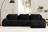 LAURENT 114" 3-Seater Sofa with 1 Ottoman
