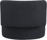 Como Contemporary Accent Chair with Curved Back Design for Stylish Home Decor and Comfort