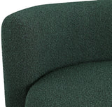 Como Contemporary Accent Chair with Curved Back Design for Stylish Home Decor and Comfort