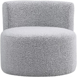 Como Contemporary Accent Chair with Curved Back Design for Stylish Home Decor and Comfort