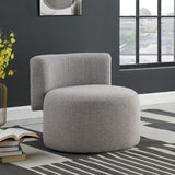 Como Contemporary Accent Chair with Curved Back Design for Stylish Home Decor and Comfort