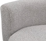 Como Contemporary Accent Chair with Curved Back Design for Stylish Home Decor and Comfort