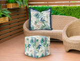 20 x 20 Outdoor Pillow Fern Indigo - Poly Insert