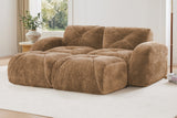 MYLO 80" Loveseat with 2 Ottomans