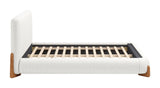 Baris Queen Bed Ivory