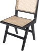 Preston Mid-Century Dining Side Chair Set - Stylish Cane Back Design for Elegant Dining Spaces