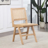 Preston Mid-Century Dining Side Chair Set - Stylish Cane Back Design for Elegant Dining Spaces