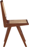 Preston Mid-Century Dining Side Chair Set - Stylish Cane Back Design for Elegant Dining Spaces