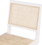 Preston Mid-Century Dining Side Chair Set - Stylish Cane Back Design for Elegant Dining Spaces