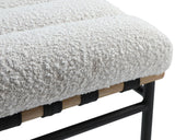 Burke Contemporary Dining Chair Set - Stylish Faux Leather Design with Matte Metal Frame & Oak Accent