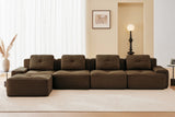 CORDELIA 153" 4-Seater Sofa with 1 Ottoman