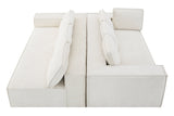 NOUVA 130" Chenille 6-Seater Sofa