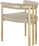 Marcello Contemporary Dining Chair Set - Luxurious Velvet with Durable Brushed Brass Frame